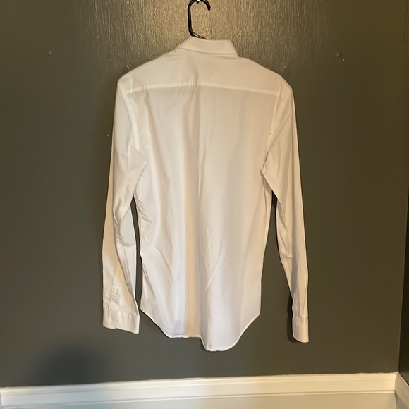 Zara man basic white long sleeve button up (Medium) - Picture 3 of 4